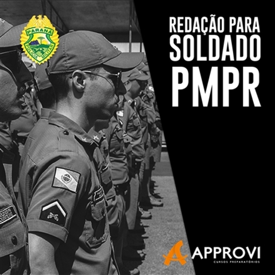 SOLDADO PMPR AULA GRATUITA REDAÇÃO