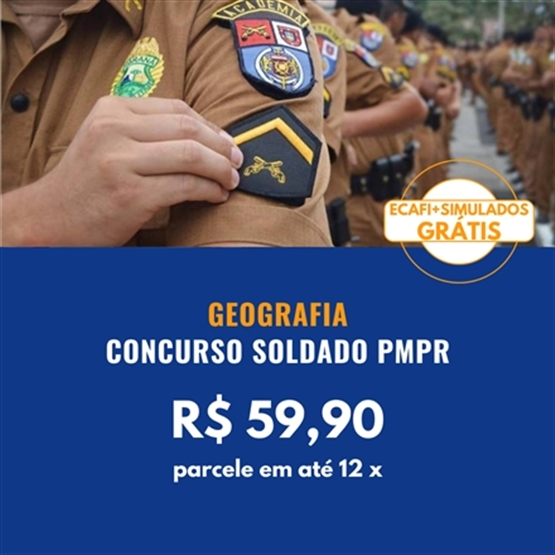 GEOGRAFIA SOLDADO PMPR