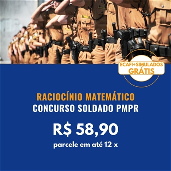 RACIOCÍNIO MATEMÁTICO SOLDADO PMPR